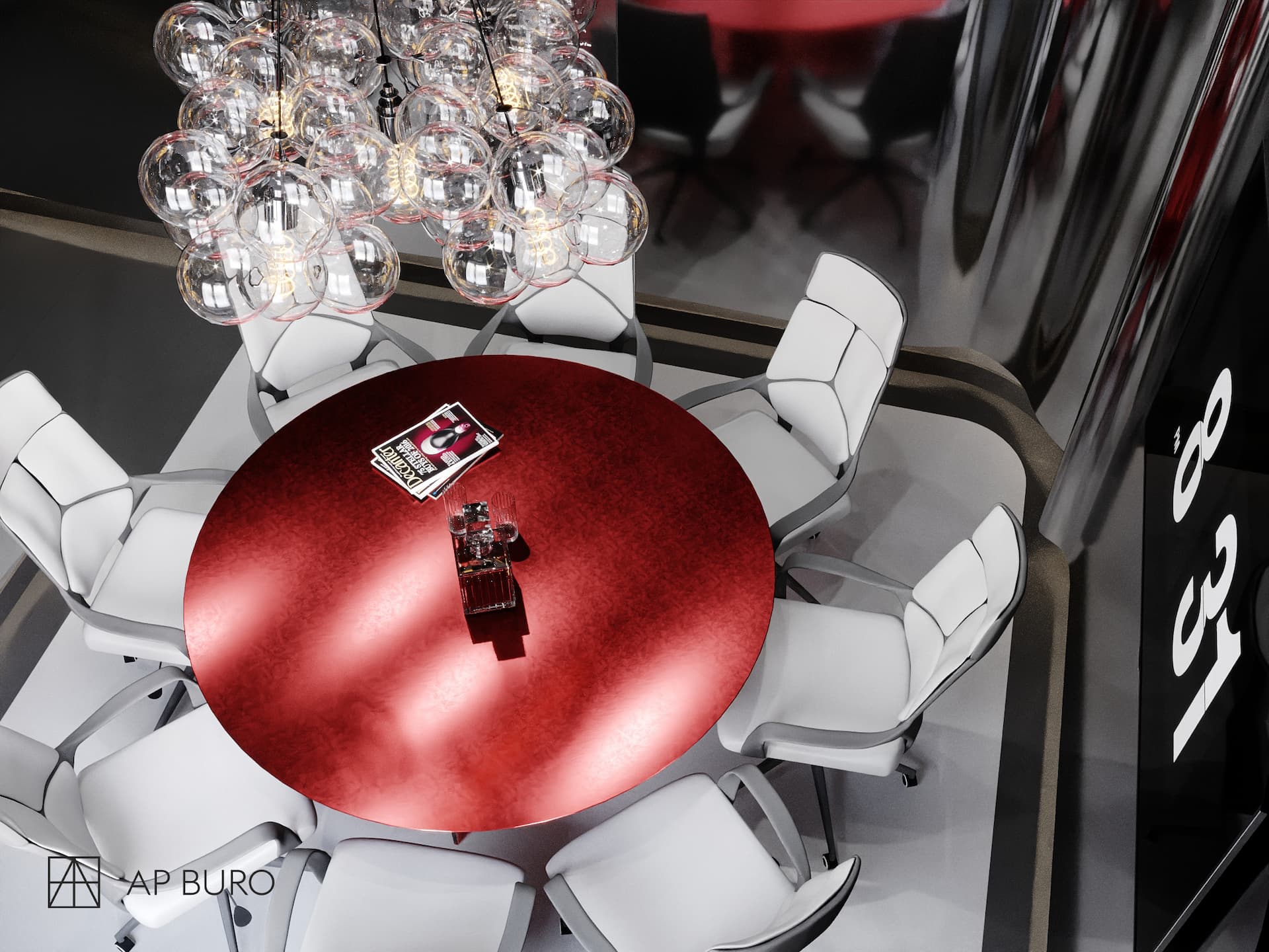 Дизайн интерьера переговорной №2